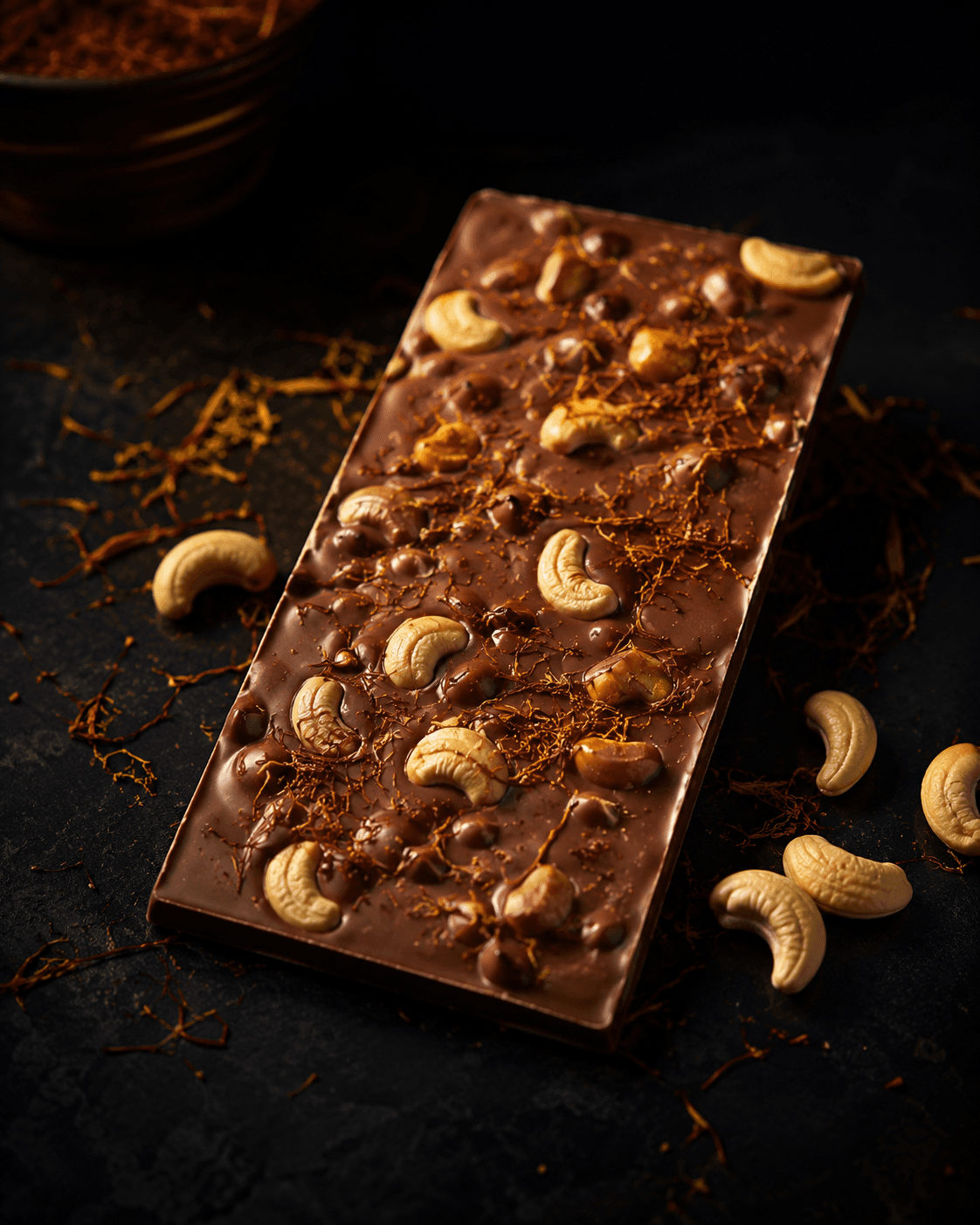 Kaaju & Saffron Milk Chocolate